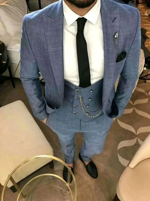 2019 Latest Design Custom Made Linen Men Suits Terno Masculino Bespoke Tuxedo Mens Wedding Suits 3 Pieces(Jacket+Pant+Vest+Tie)
2019 Latest Design Custom Made Linen Men Suits Terno Masculino Bespoke Tuxedo Mens Wedding Suits 3 Pieces(Jacket+Pant+Vest+Tie)