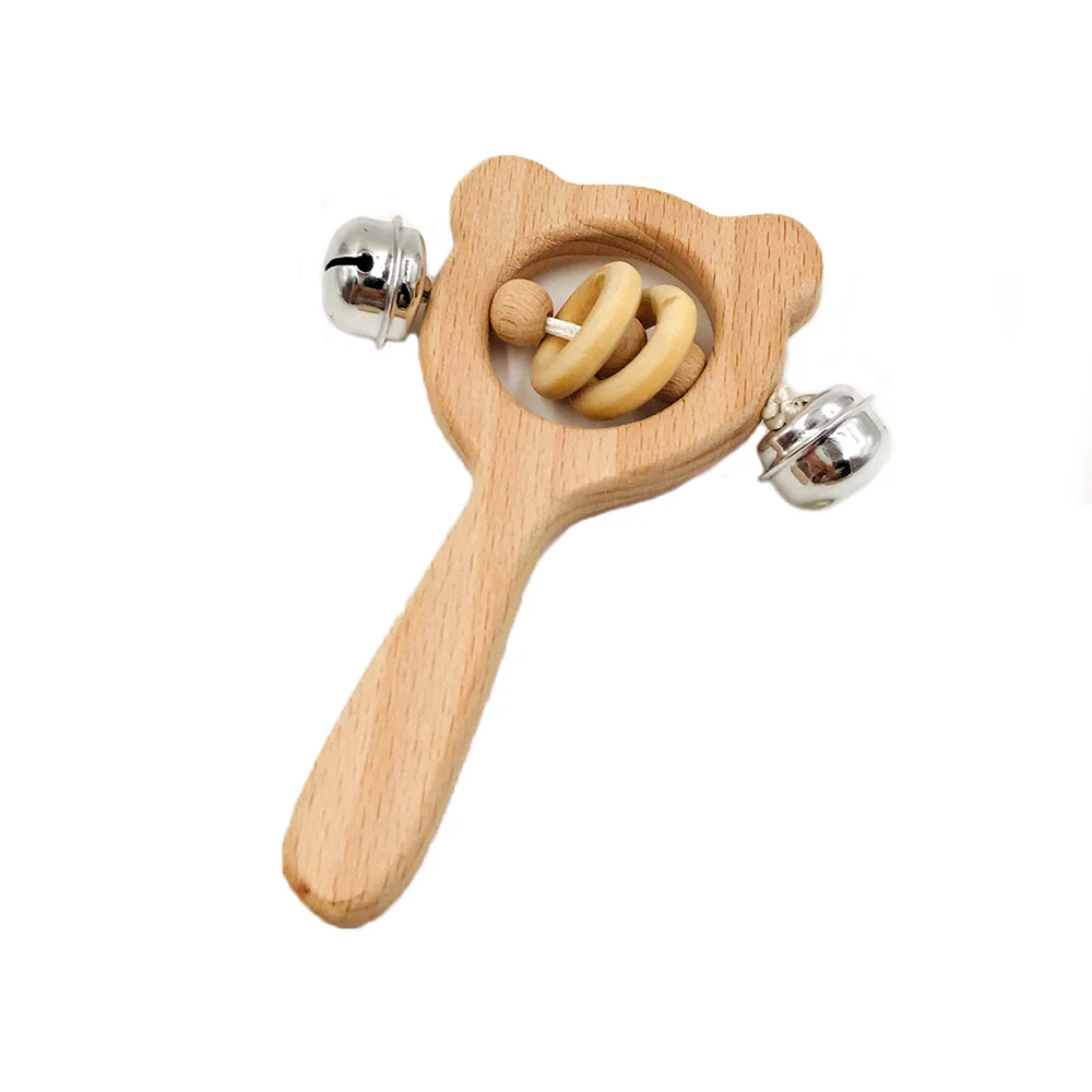 Creative Safety Beech Wood Bear Hand Rattles Baby Teething Play Toys Baby Educational Toys Dropshipping
Creative Safety Beech Wood Bear Hand Rattles Baby Teething Play Toys Baby Educational Toys Dropshipping