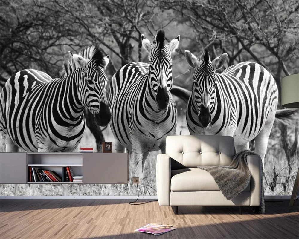 Beibehang Photo Wallpaper 3D Living Room Sofa Bedroom TV Background Custom Retro Nostalgia Black And White Zebra 3d Wallpaper
Beibehang Photo Wallpaper 3D Living Room Sofa Bedroom TV Background Custom Retro Nostalgia Black And White Zebra 3d Wallpaper