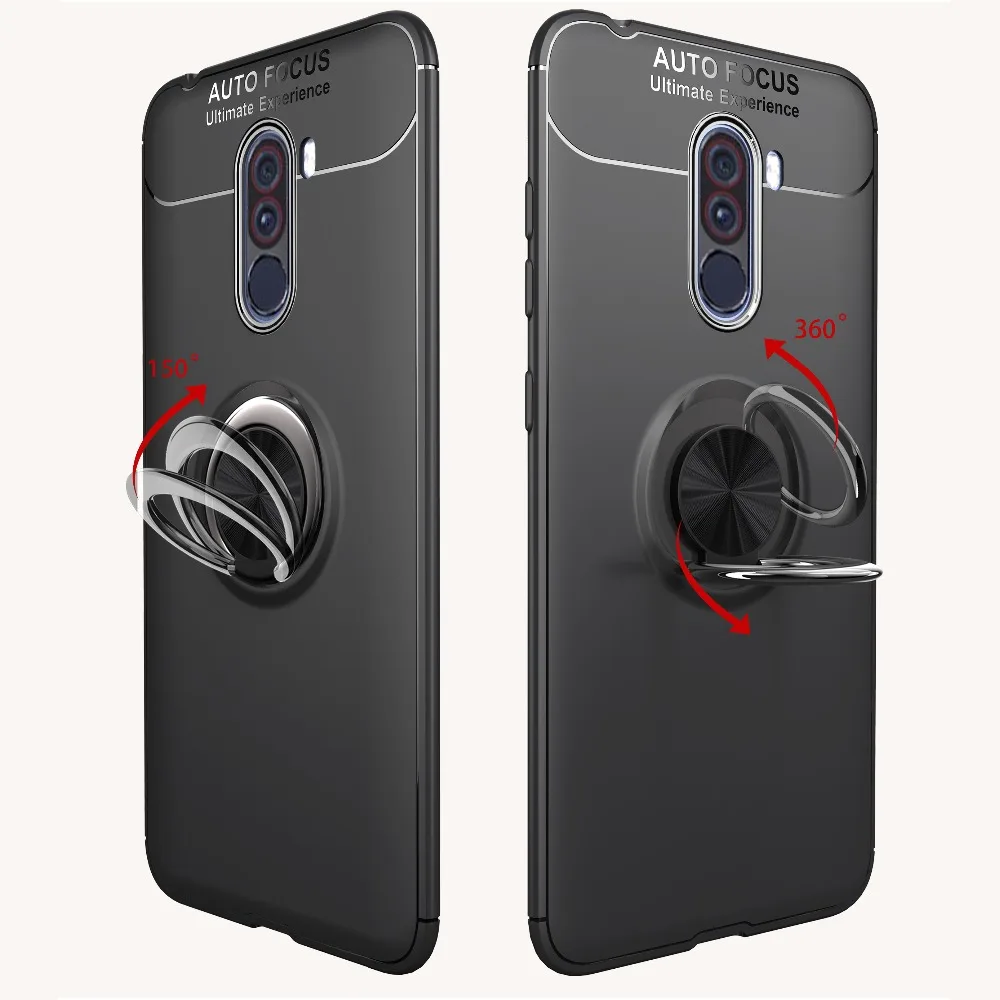 Чехлы для телефонов Xiaomi Pocophone F1 вращающийся держатель кольцо на палец подставка