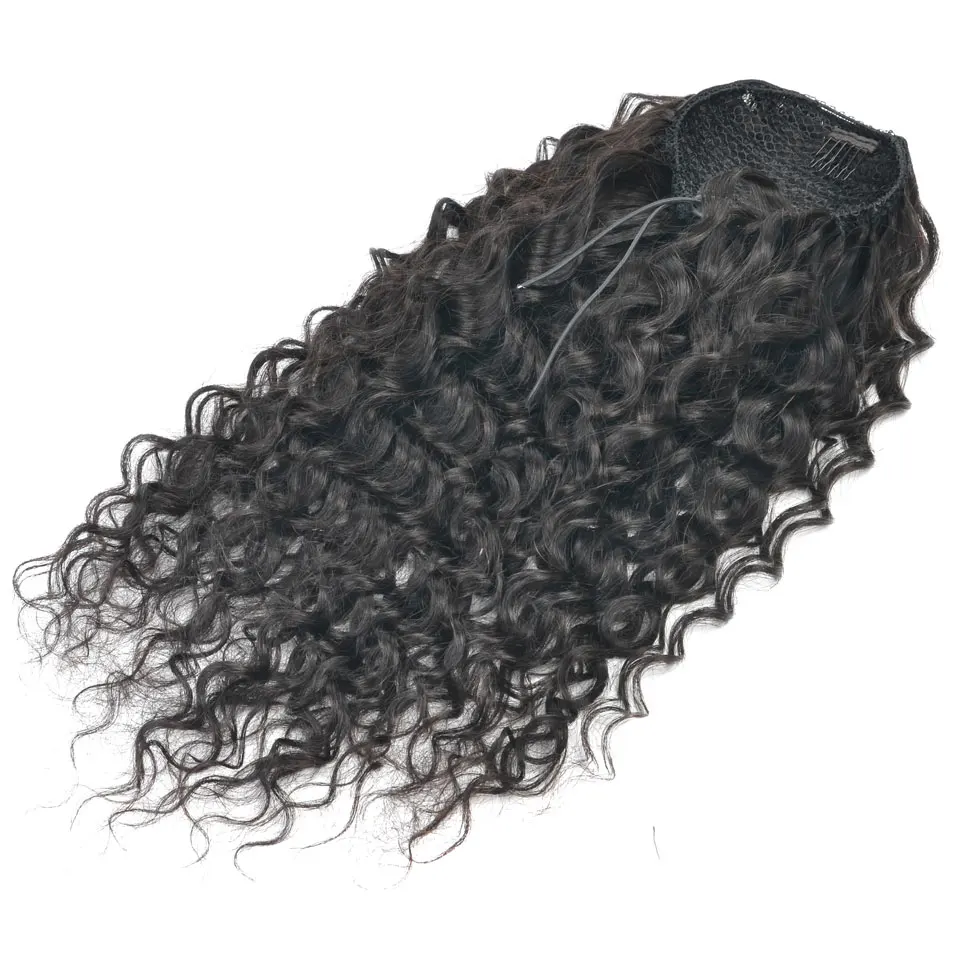 Yvonne итальянские вьющиеся волосы на шнурке человеческие заколке для наращивания