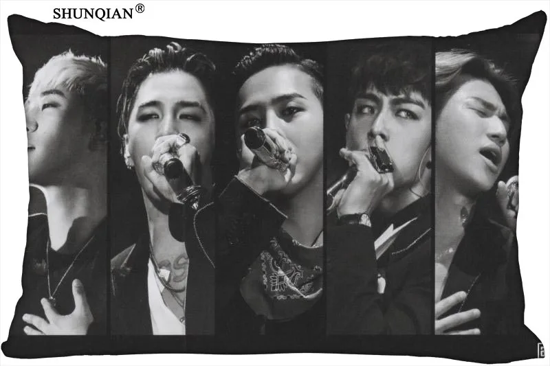 Корейский Поп BigBang Прямоугольная подушка чехол на молнии Свадебный чехол на заказ подушка 40x60 см, 50x75 см (с двух сторон) Наволочка на подушку
Корейский Поп BigBang Прямоугольная подушка чехол на молнии Свадебный чехол на заказ подушка 40x60 см, 50x75 см (с двух сторон) Наволочка на подушку