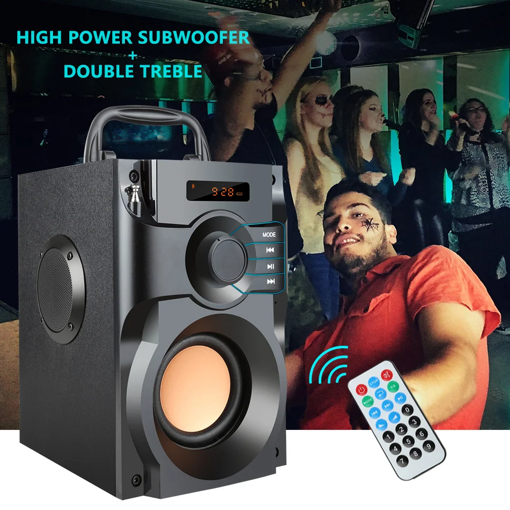 Портативный Колонка Bluetooth динамик Компьютер 2 1 Звук бар сабвуфер с FM радио TF