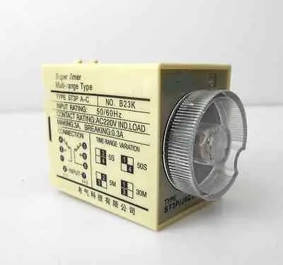 Реле времени задержки с разными диапазонами 220 В 3s ST3P A C|timer relay|delay timer relay 220vtimer delay |