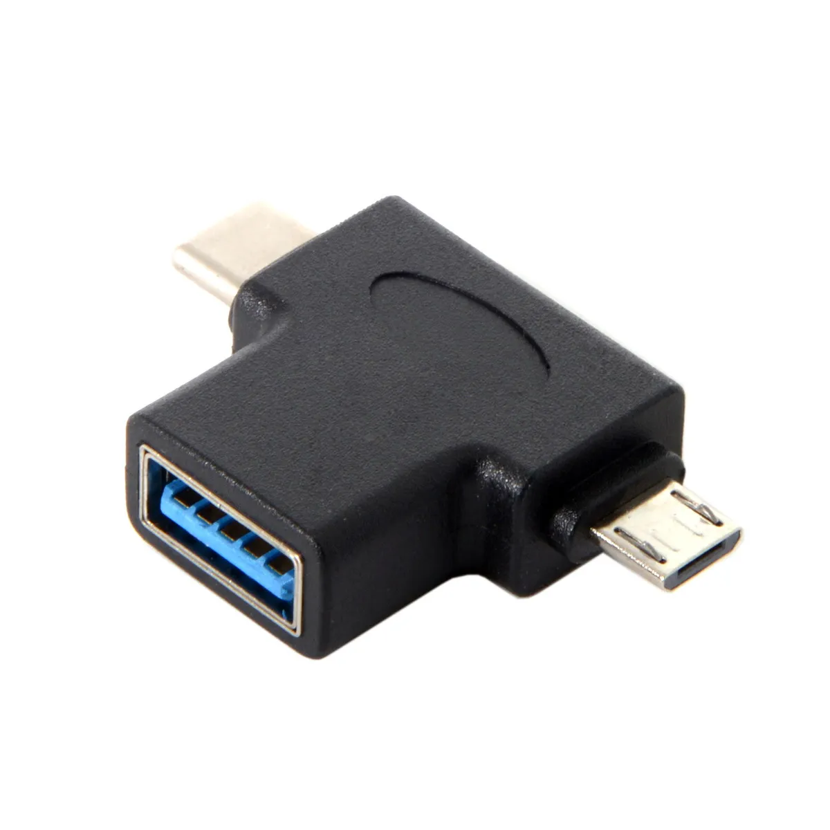 Type-C USB 3.1 & Micro USB Combo to USB 2.0 A Female OTG Data Host Adapter Connector for Cell Phone & Chrome book & Mac book
Type-C USB 3.1 & Micro USB Combo to USB 2.0 A Female OTG Data Host Adapter Connector for Cell Phone & Chrome book & Mac book
