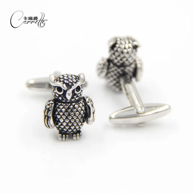 Owl metal cufflinks auspicious symbol wings can swing men and women French shirt sleeve nail spot
Owl metal cufflinks auspicious symbol wings can swing men and women French shirt sleeve nail spot