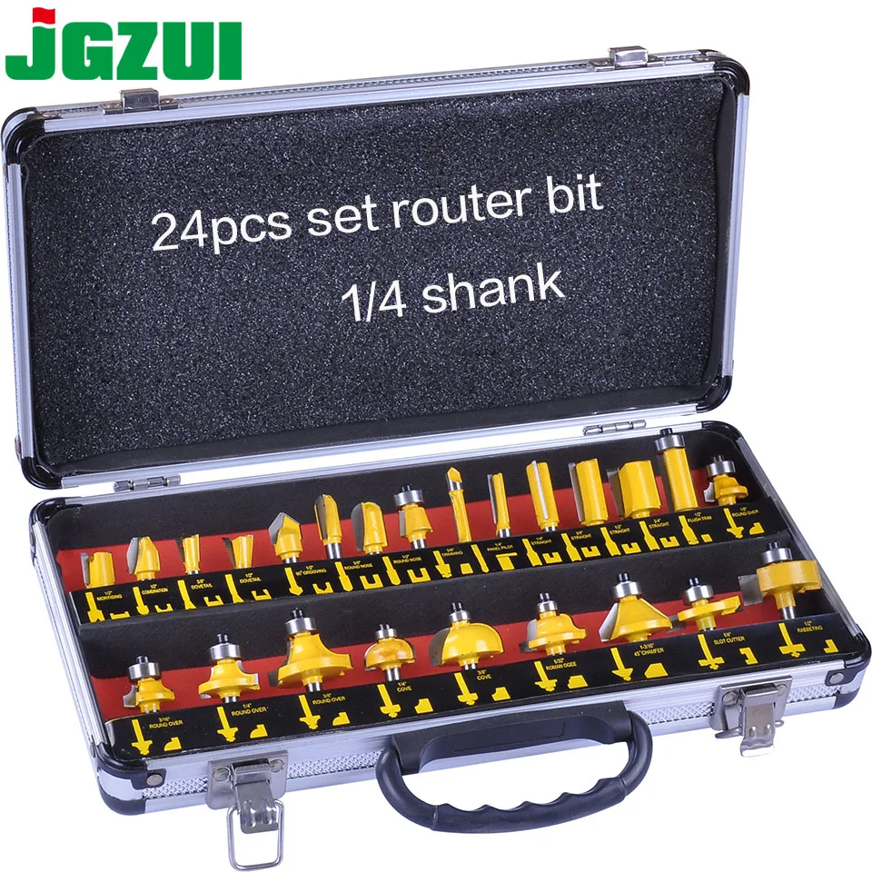 Набор фрез из карбида вольфрама с хвостовиком 1/4 дюйма (6,35 мм), 24 шт., деревообрабатывающий резак, Обрезной нож, фрезерный станок с коробкой деревянный ящик
Набор фрез из карбида вольфрама с хвостовиком 1/4 дюйма (6,35 мм), 24 шт., деревообрабатывающий резак, Обрезной нож, фрезерный станок с коробкой деревянный ящик