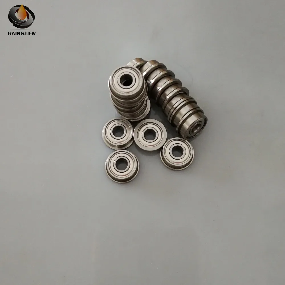 10Pcs MF84ZZ MF84 flange bearing F840ZZ 4x8x3 mm Flange Ball Bearings ABEC-7 10pcs/lot |