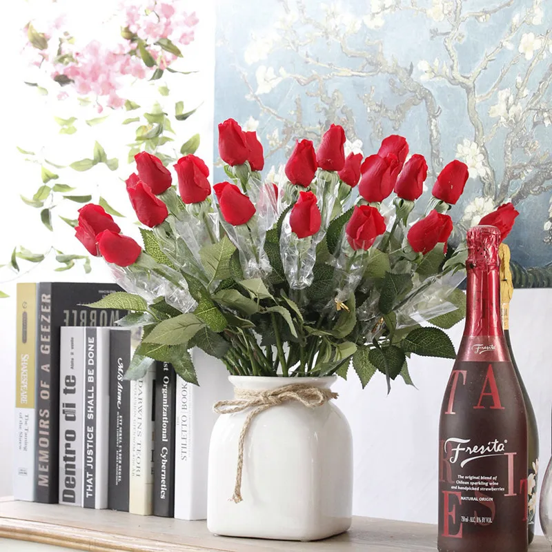 Floace 10pcs/lot,Real Touch Roses wholesale Rose Artificial Decorative Flowers Home Decoration Wedding Decor
Floace 10pcs/lot,Real Touch Roses wholesale Rose Artificial Decorative Flowers Home Decoration Wedding Decor