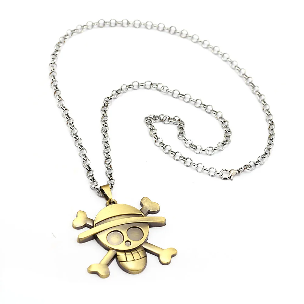 Anime One Piece Luffy Skull Pendant Necklace Metal Alloy Link Chain Necklace Colar Cosplay Accessories Gifts HC12850
Anime One Piece Luffy Skull Pendant Necklace Metal Alloy Link Chain Necklace Colar Cosplay Accessories Gifts HC12850