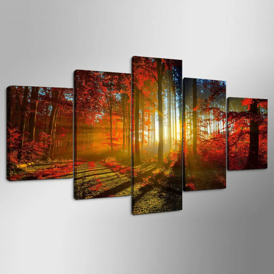 HD Printed 5 Panel Canvas Art Forest Painting Canvas Printing Wall Picture for Living Room Home Decor Free Shipping
HD Printed 5 Panel Canvas Art Forest Painting Canvas Printing Wall Picture for Living Room Home Decor Free Shipping