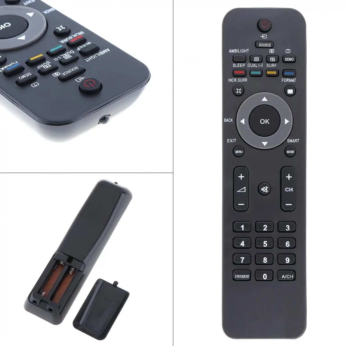 LCD LED TV Remote Control Replacement with Long Transmission Distance for Philips 52 / 47 / 42PFL7704D
LCD LED TV Remote Control Replacement with Long Transmission Distance for Philips 52 / 47 / 42PFL7704D