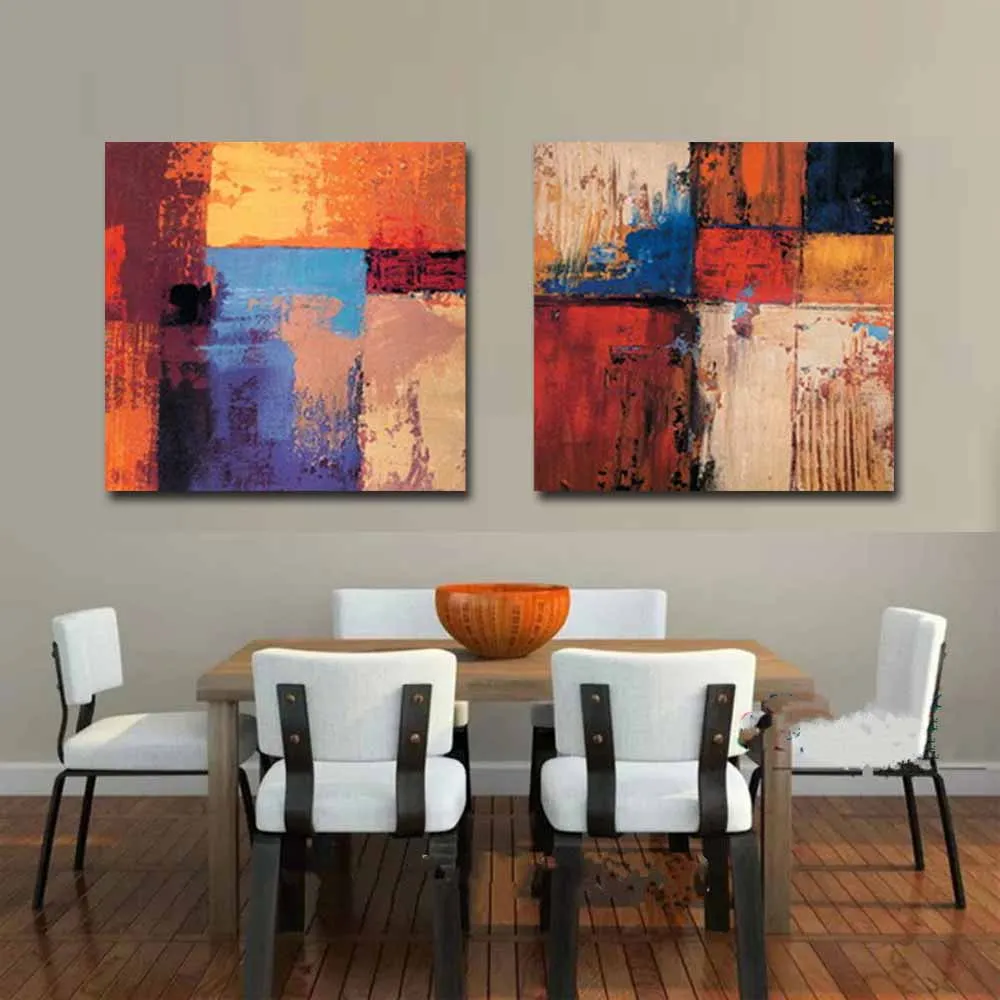 Modern Abstract Art Handmade Two Panels Colorful Canvas Oil Painting Abstract Wall Picture Living Room Office Home Wall Decor
Modern Abstract Art Handmade Two Panels Colorful Canvas Oil Painting Abstract Wall Picture Living Room Office Home Wall Decor