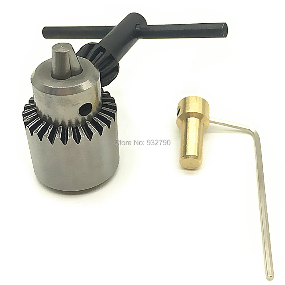 Mini Electric Drill Chucks Chuck Key JT0 taper Spanner Capacity 0.3~4mm W/ 3.17mm Brass Motor Shaft Coupler Clamp Fixture Chuck
Mini Electric Drill Chucks Chuck Key JT0 taper Spanner Capacity 0.3~4mm W/ 3.17mm Brass Motor Shaft Coupler Clamp Fixture Chuck