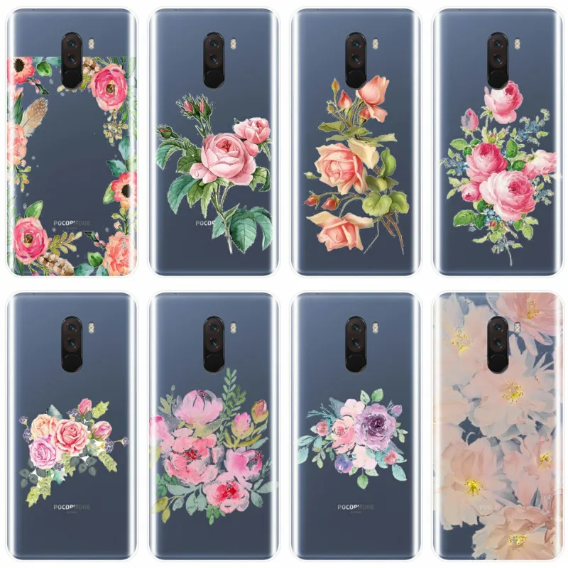 Цветок розы чехол для телефона из мягкого силикона ТПУ с рисунком Redmi 4 4A 4X 5 5X 6plus 6A