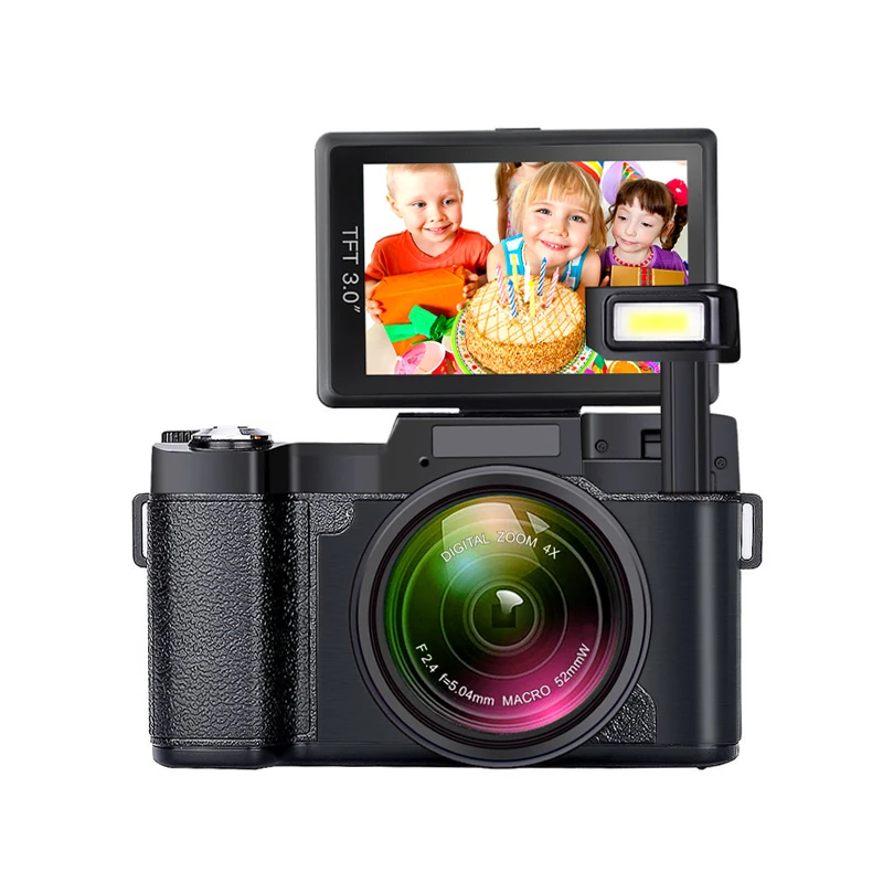 Новый 3 0 дюймов Дисплей 4X зум Full HD 24MP 1080 P Digital Photo Камера видеокамера дополнительно