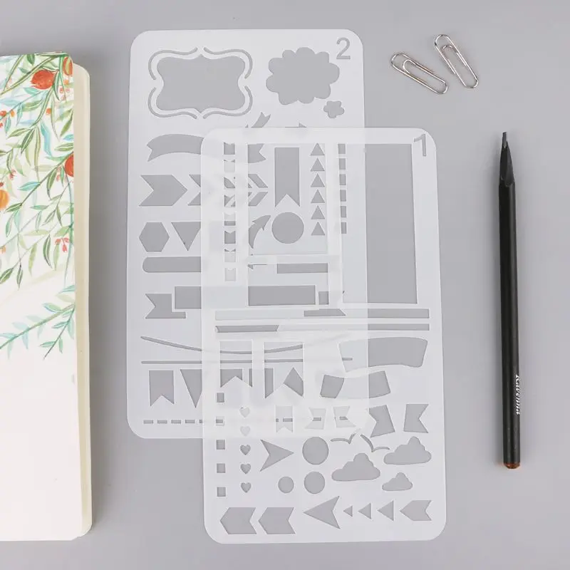 20Pcs Bullet Journal Stencil Set Plastic Planner DIY Drawing Template Diary Decor Craft
20Pcs Bullet Journal Stencil Set Plastic Planner DIY Drawing Template Diary Decor Craft