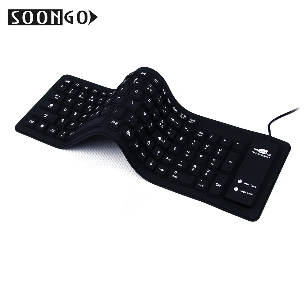 Portable Wired Silicone French Keyboard For Desktop computer Laptop Roll up Waterproof Soft Silicone Keyboards
Portable Wired Silicone French Keyboard For Desktop computer Laptop Roll up Waterproof Soft Silicone Keyboards