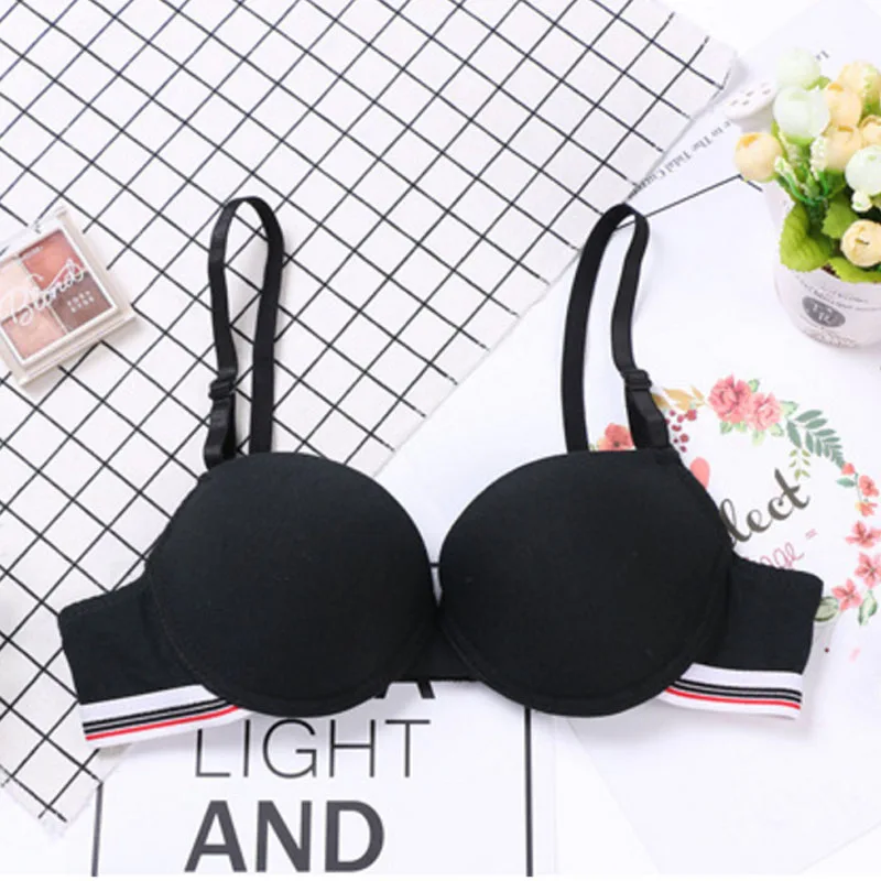 Japanese sweet candy color girl bra thin mold cup gather cotton breathable student underwear
Japanese sweet candy color girl bra thin mold cup gather cotton breathable student underwear