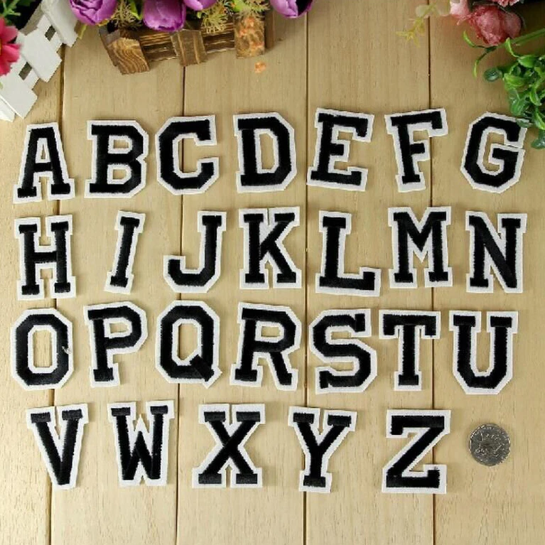 A-Z Alphabet Letter Mixed Patches Embroidered For Clothing Badges Paste For Clothes Bag Pants Sewing
A-Z Alphabet Letter Mixed Patches Embroidered For Clothing Badges Paste For Clothes Bag Pants Sewing