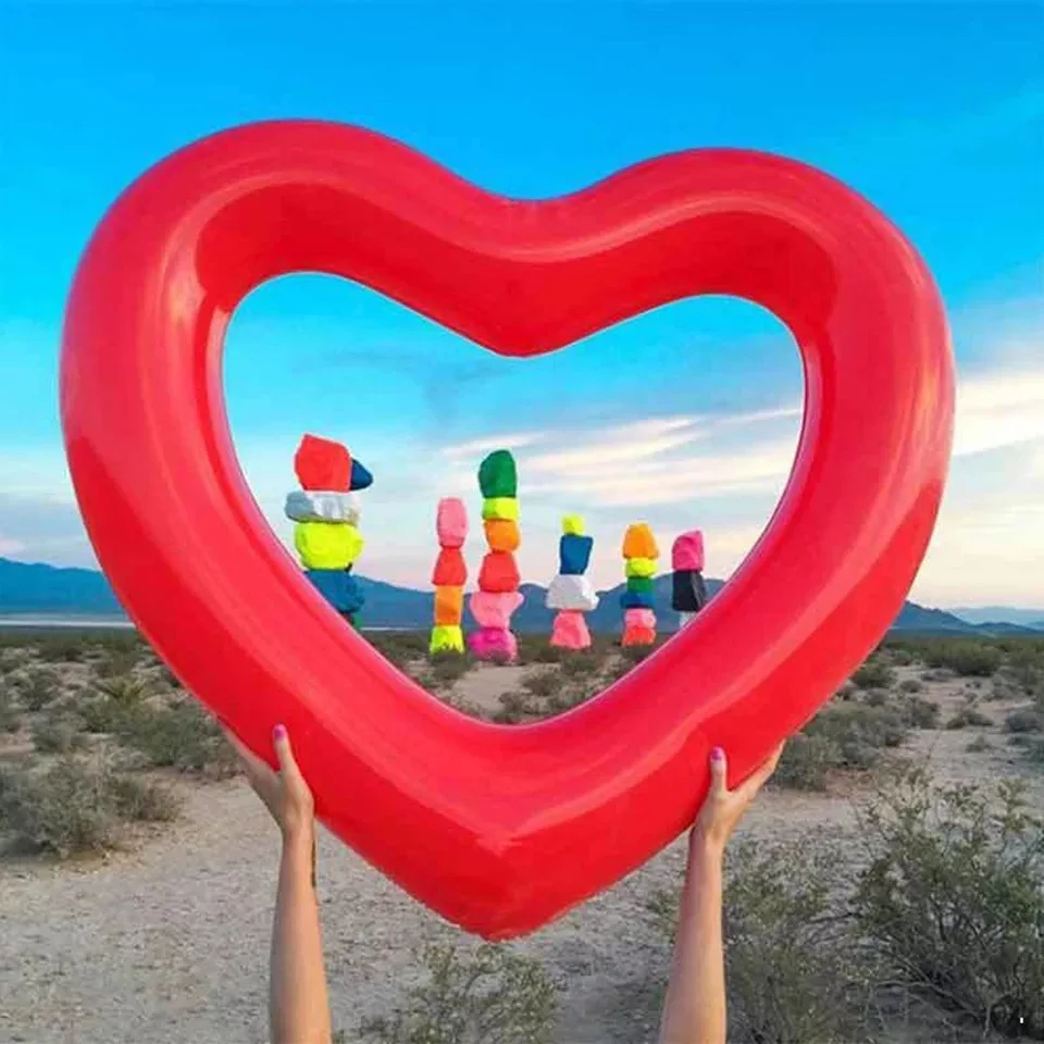 1 Piece Adult Inflatable Heart Swimming Rings Kid Toys Beach Water Play Float Waist Circle Swim Accessories
1 Piece Adult Inflatable Heart Swimming Rings Kid Toys Beach Water Play Float Waist Circle Swim Accessories