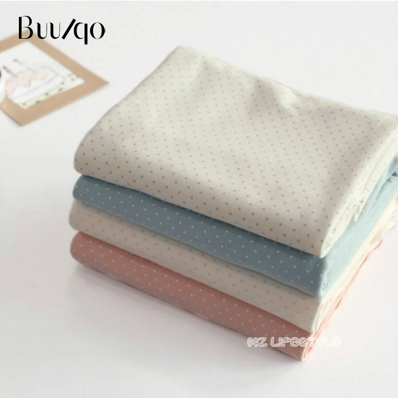 Buulqo Stretchy printed Lovely polka dots baby cotton knitted fabric DIY sewing baby cotton jersey fabric for clothing 50*180cm
Buulqo Stretchy printed Lovely polka dots baby cotton knitted fabric DIY sewing baby cotton jersey fabric for clothing 50*180cm