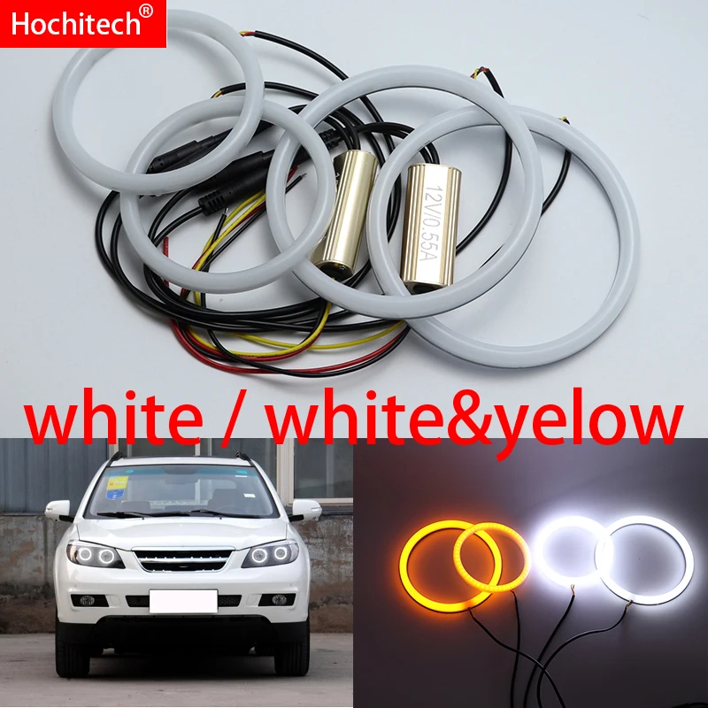 for BYD S6 2011 2012 2013 2014 White & yellow Cotton LED Angel eyes kit halo ring Turn signal light
for BYD S6 2011 2012 2013 2014 White & yellow Cotton LED Angel eyes kit halo ring Turn signal light