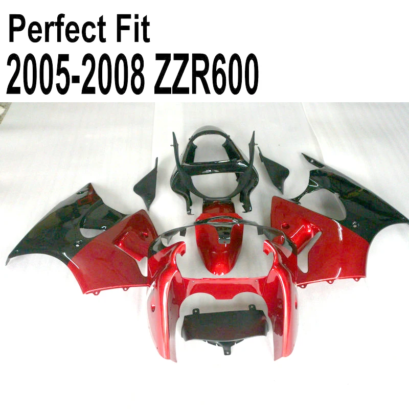 Injection molding fairing kit for Kawasaki ZZR600 zz r600 2005 2006 2007 2008 05 06 07 08 red fairing kit fairings TP81
Injection molding fairing kit for Kawasaki ZZR600 zz r600 2005 2006 2007 2008 05 06 07 08 red fairing kit fairings TP81