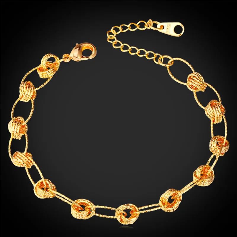 Bracelet For Women New Fashion Jewelry Unique Design Gold/Silver Color Chain Bracelets Bangles Party H367
Bracelet For Women New Fashion Jewelry Unique Design Gold/Silver Color Chain Bracelets Bangles Party H367