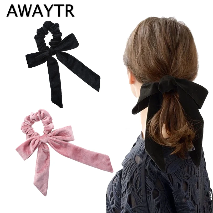 Женская бархатная лента для волос AWAYTR, эластичная лента для волос-бабочка, аксессуар для волос
Женская бархатная лента для волос AWAYTR, эластичная лента для волос-бабочка, аксессуар для волос