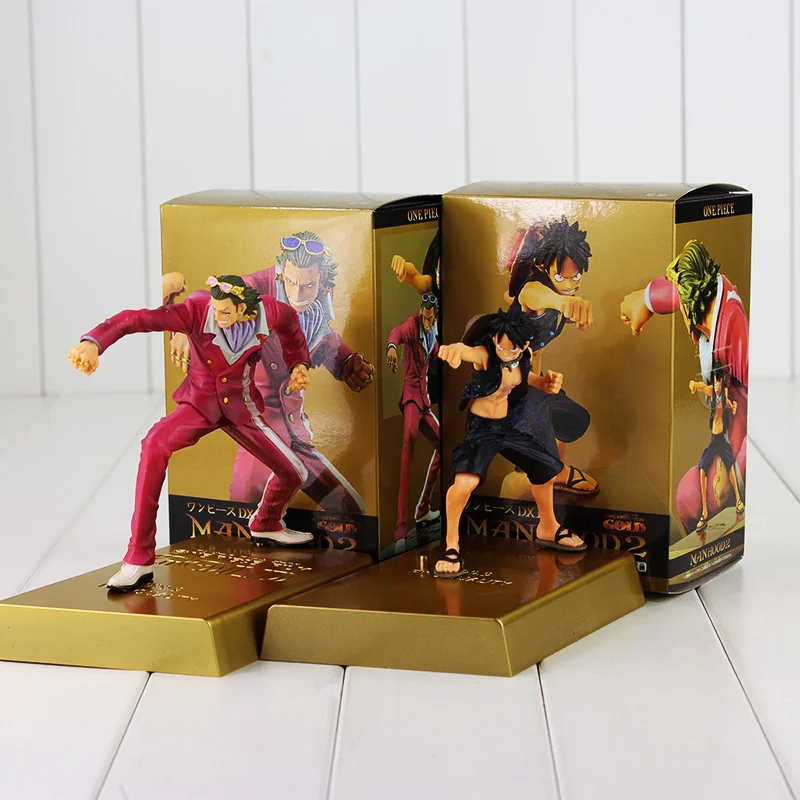 Аниме фигурки Luffy VS Gild Tesoro Film Gold Manhood 2 DXF кукла для детей шт./лот|Игровые и