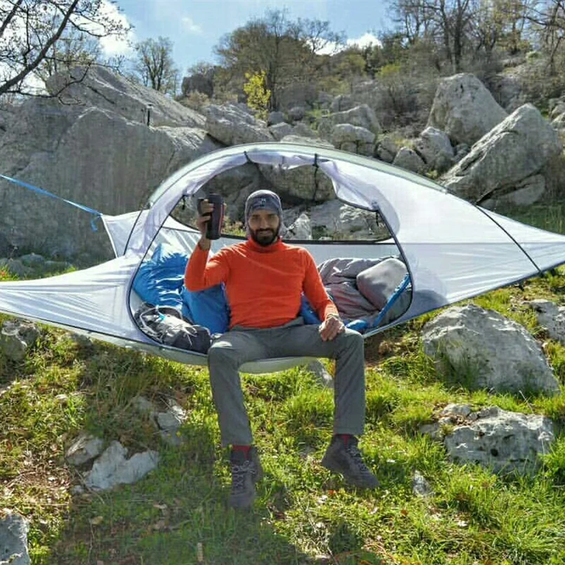Палатка походная SKYSURF на 2 человек, Ультралегкая треугольная подвесная палатка для кемпинга, портативный Водонепроницаемый Гамак
Палатка походная SKYSURF на 2 человек, Ультралегкая треугольная подвесная палатка для кемпинга, портативный Водонепроницаемый Гамак