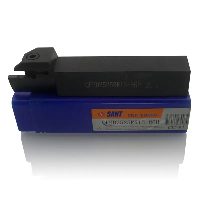 Zhuzhou Sant cnc cutting tools Surface Grooving tool holder QFHD2525RR13-86H with inserts ZTHD0504-MG with good quality
Zhuzhou Sant cnc cutting tools Surface Grooving tool holder QFHD2525RR13-86H with inserts ZTHD0504-MG with good quality