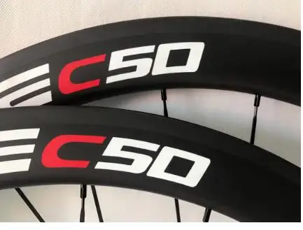2018 Прямая продажа с фабрики Цена C50 карбоновые колеса 700c 23 мм широкий базальтовая