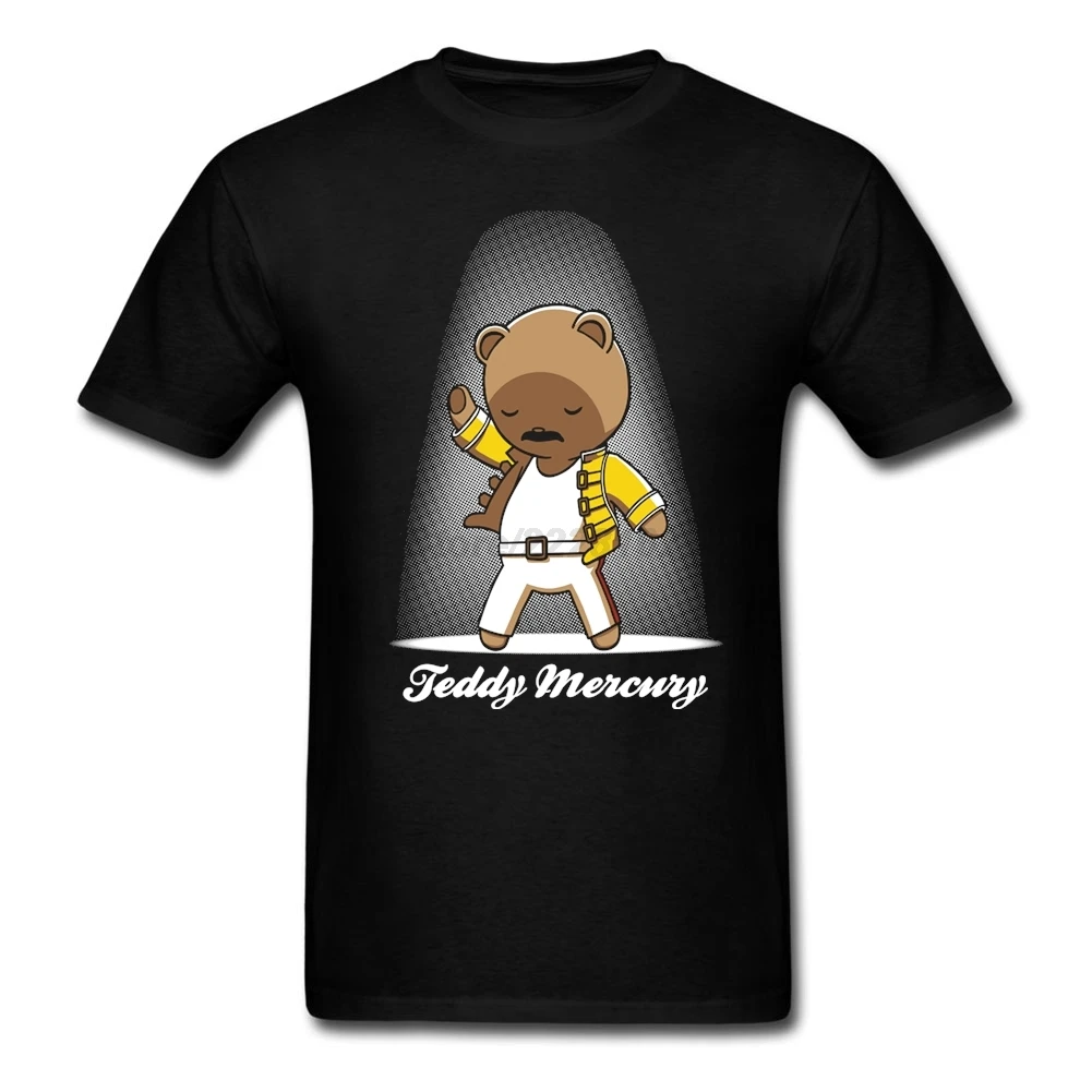Мужская футболка Teddy Mercury ретро костюмы размера плюс рок музыка индивидуальные с