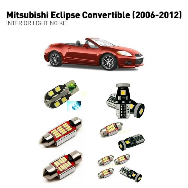 Led interior lights For mitsubishi eclipse convertible 2006-2012 10pc Led Lights For Cars lighting kit automotive bulbs Canbus
Led interior lights For mitsubishi eclipse convertible 2006-2012 10pc Led Lights For Cars lighting kit automotive bulbs Canbus