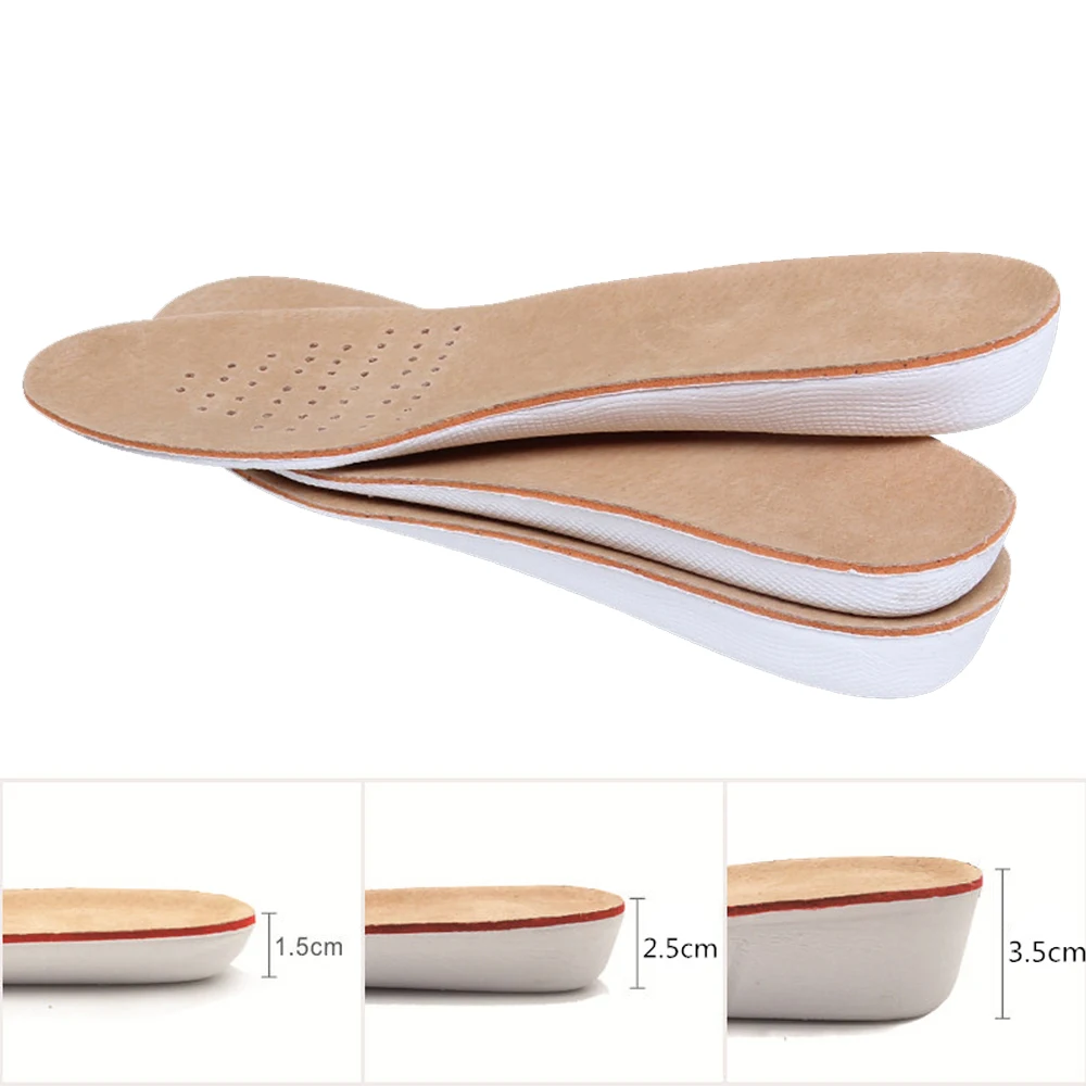 2018 Unisex EVA Height Increasing Shoes Insoles Men Women Pigskin Shoe Pad Inserts Foot Care Pads Shoe Accessories
2018 Unisex EVA Height Increasing Shoes Insoles Men Women Pigskin Shoe Pad Inserts Foot Care Pads Shoe Accessories