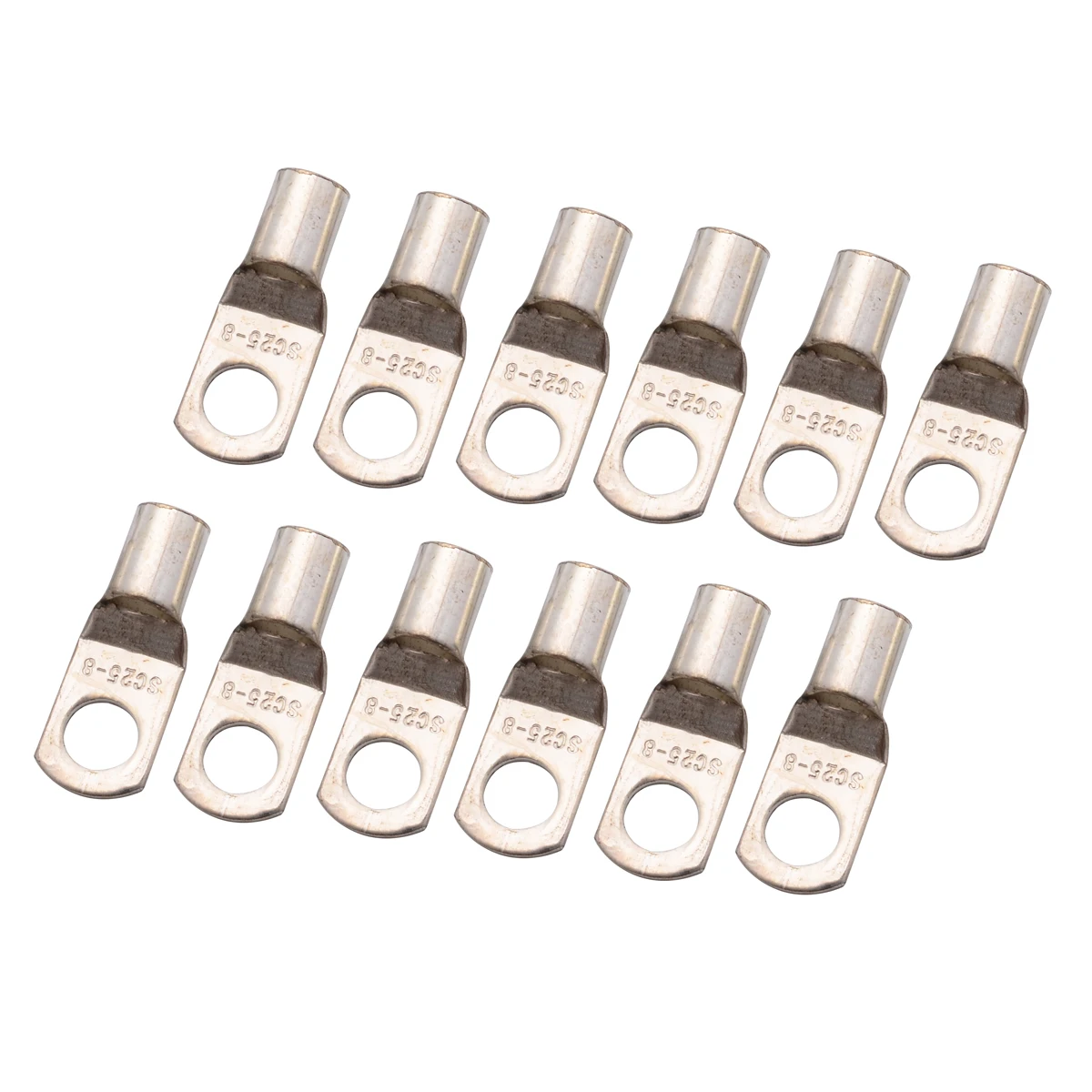 12pcs 25mm2-8mm Copper Ring Terminals Cable Lug Connector 3AWG 5/16 inch Hole Wire Battery Terminals Connector Electrical Eyelet
12pcs 25mm2-8mm Copper Ring Terminals Cable Lug Connector 3AWG 5/16 inch Hole Wire Battery Terminals Connector Electrical Eyelet