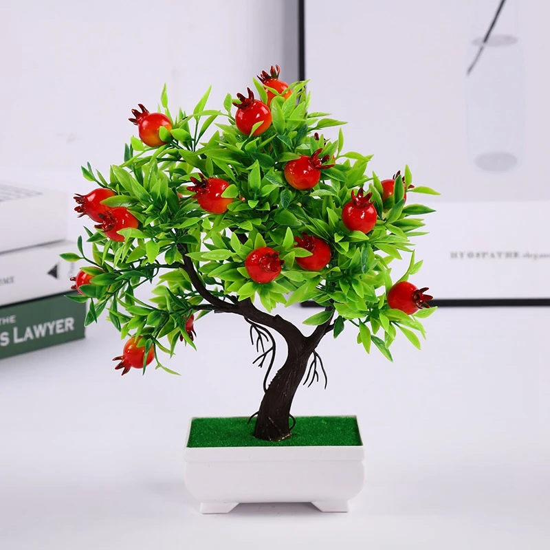Artificial Plants Pomegranate Bonsai Small Tree Pot Plants Fake Flowers Potted Ornaments for Home Decoration Hotel Garden Decor
Artificial Plants Pomegranate Bonsai Small Tree Pot Plants Fake Flowers Potted Ornaments for Home Decoration Hotel Garden Decor
