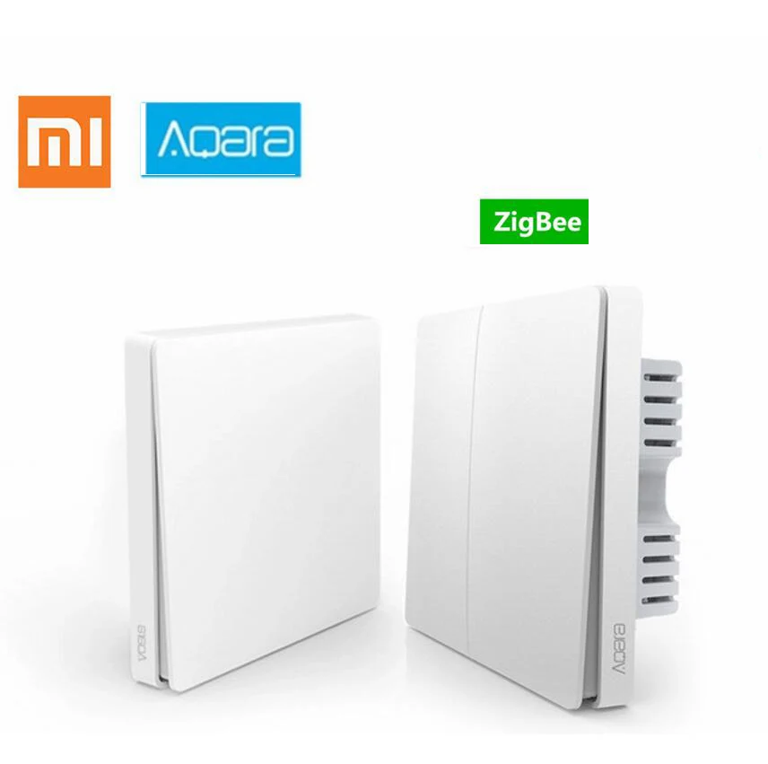 Оригинальный Xiaomi Aqara Mijia Умный дом свет управление один огонь провода ZigBee