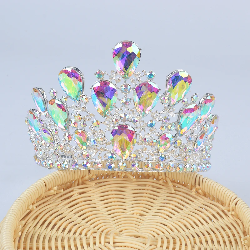 ab Luxury Bridal Tiara big crystal Queen Crown Wedding Hair Accessories diadem headband Pageant Hair Ornaments Headdress
ab Luxury Bridal Tiara big crystal Queen Crown Wedding Hair Accessories diadem headband Pageant Hair Ornaments Headdress
