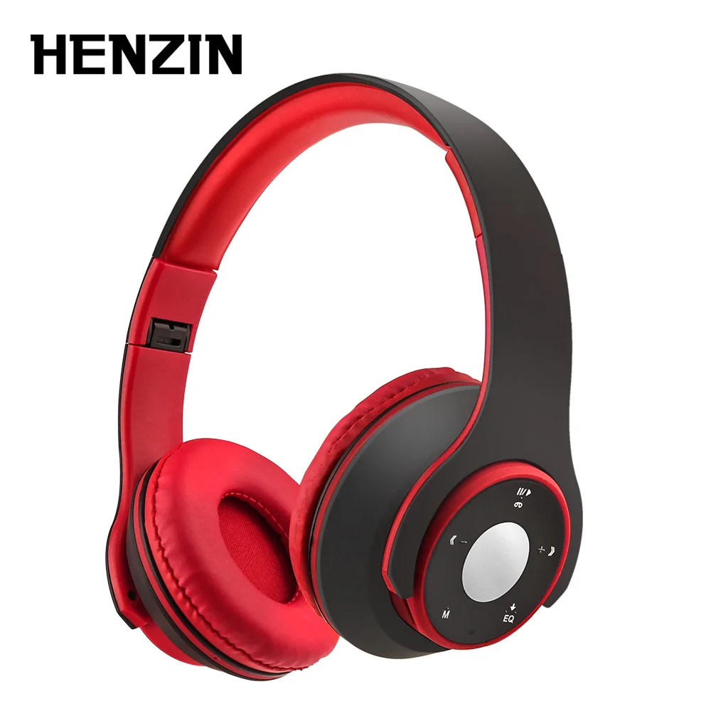 HENZIN Wireless Bluetooth Earphone Foldable Headset Stereo Wired Headphones with Mic TF Card FM Radio for iPhone Samsung Xiaomi
HENZIN Wireless Bluetooth Earphone Foldable Headset Stereo Wired Headphones with Mic TF Card FM Radio for iPhone Samsung Xiaomi