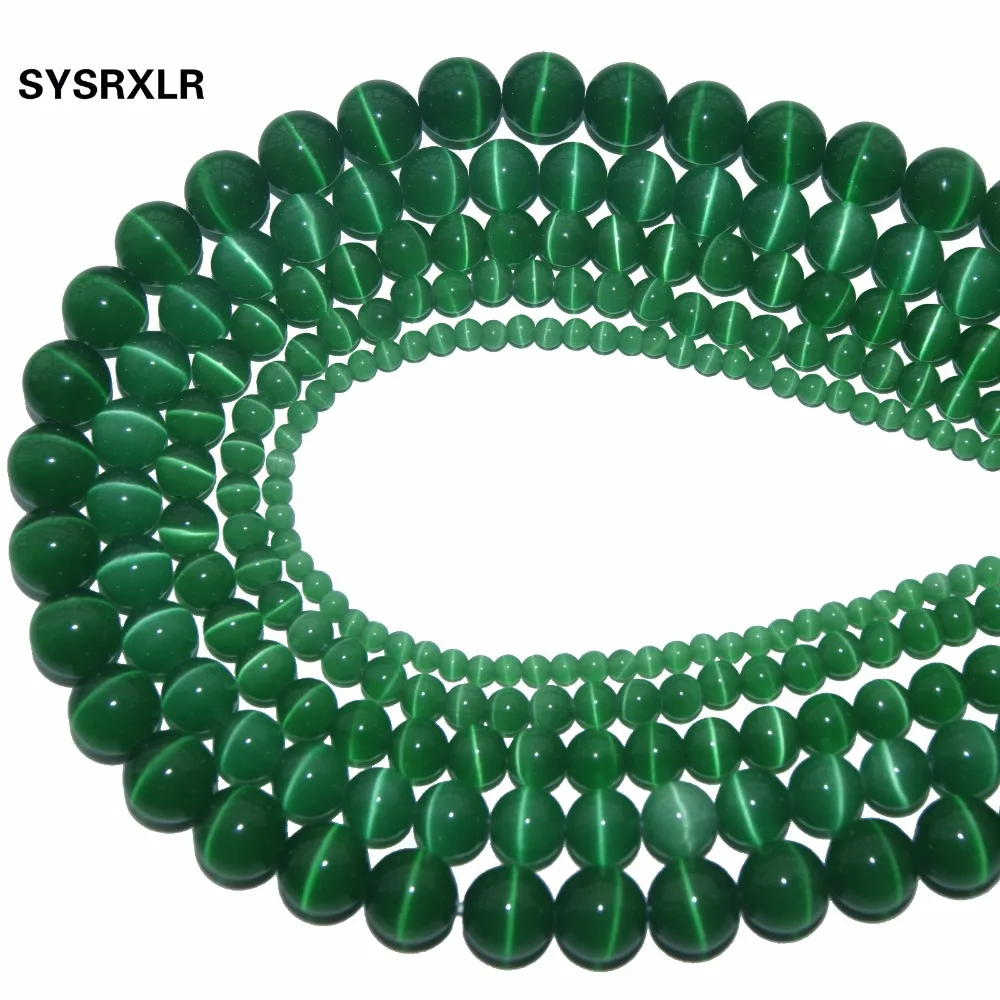 Wholesale Natural Stone Green Opal Natural Cat Eye Beads Round Loose Beads For Jewelry Making DIY Bracelet 4/6/8/10/12 MM Strand
Wholesale Natural Stone Green Opal Natural Cat Eye Beads Round Loose Beads For Jewelry Making DIY Bracelet 4/6/8/10/12 MM Strand
