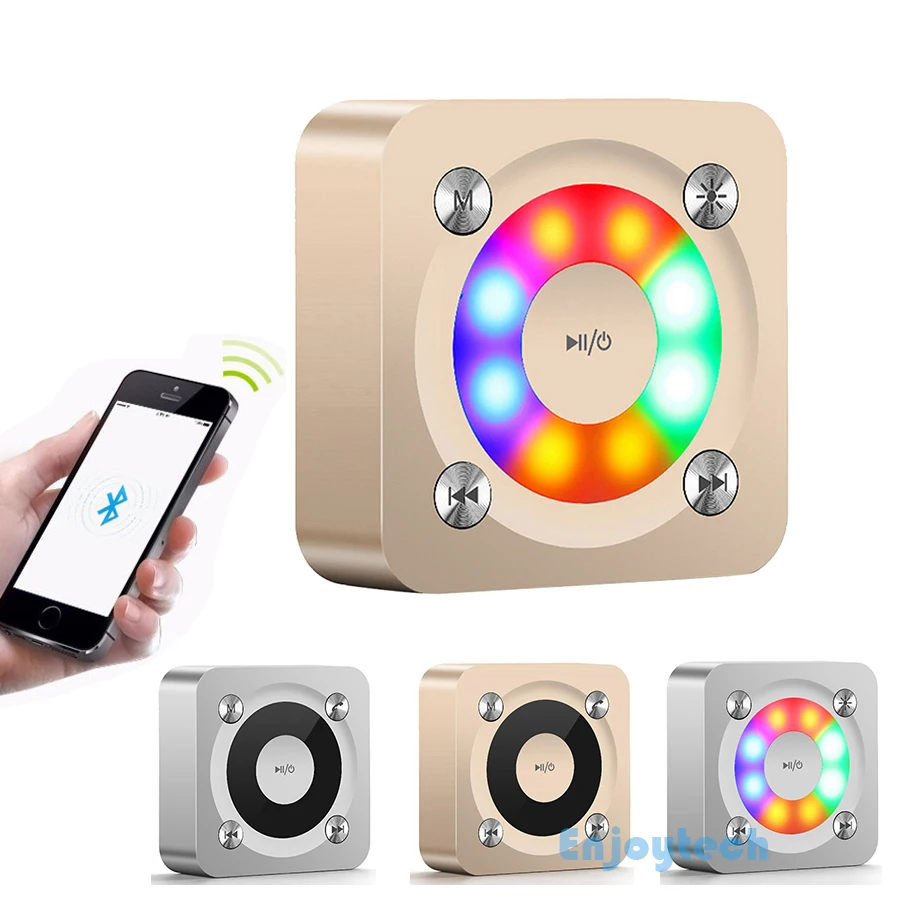 1000mAH Mini Subwoofer Portable Bluetooth Speaker With Flashing LED Lights Metal Stereo Loudspeaker For Iphone Samsung Xiaomi
1000mAH Mini Subwoofer Portable Bluetooth Speaker With Flashing LED Lights Metal Stereo Loudspeaker For Iphone Samsung Xiaomi