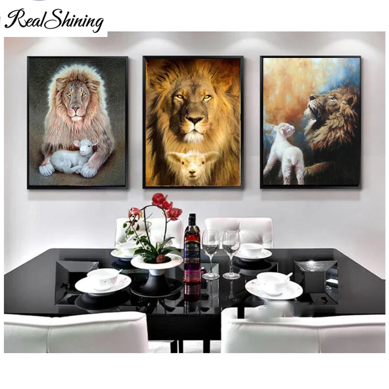 3 pcs 5d DIY Diamond Painting full square round Lion Goat Love Mosaic Diamond Embroidery sale diamond art FS6146
3 pcs 5d DIY Diamond Painting full square round Lion Goat Love Mosaic Diamond Embroidery sale diamond art FS6146
