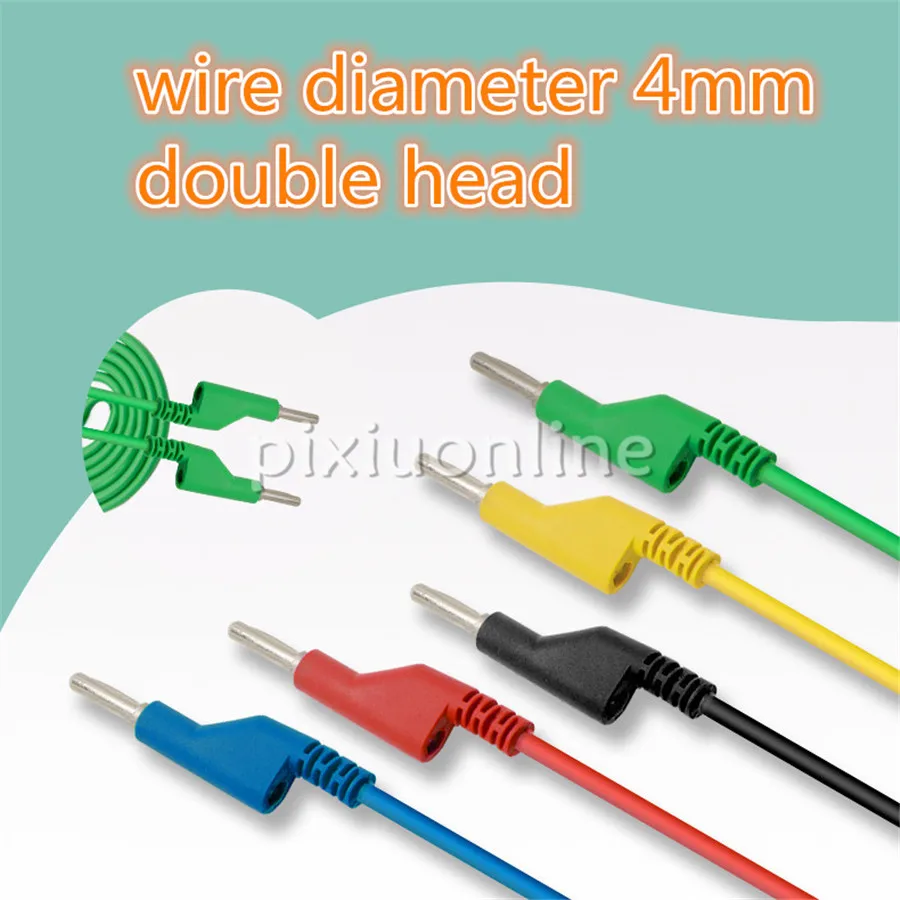 1meter DS708 Doubled Head Banana Plug Test Wire 20A 1-3KV 5colors Choose Free Russia Shipping
1meter DS708 Doubled Head Banana Plug Test Wire 20A 1-3KV 5colors Choose Free Russia Shipping
