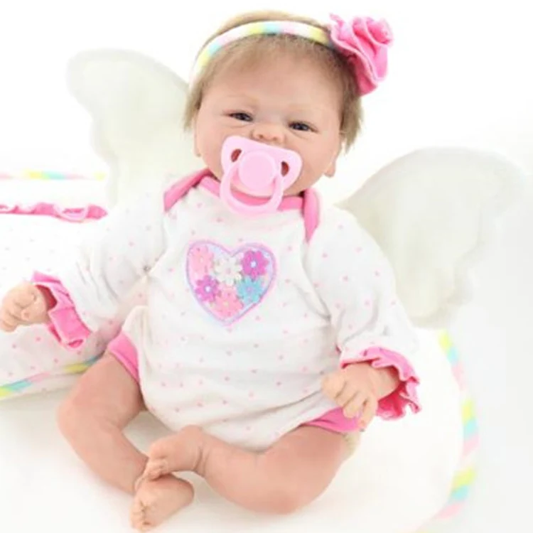 18 inch Silicone Reborn Dolls Realistic Newborn Baby Girl For Sale Lifelike silicone bebe alive reborn de silicone bonecas
18 inch Silicone Reborn Dolls Realistic Newborn Baby Girl For Sale Lifelike silicone bebe alive reborn de silicone bonecas