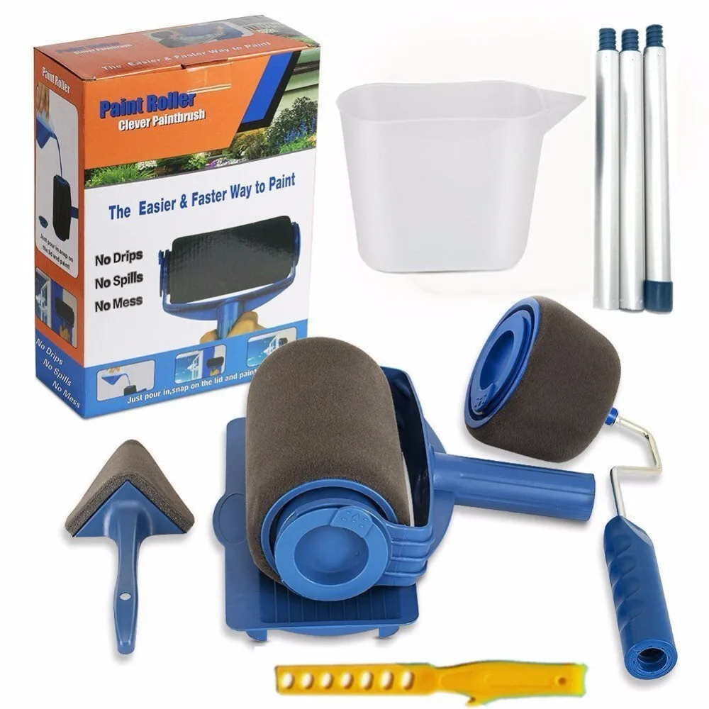 6pcs/set Paint Runner Pro by renovate Roller Brush Handle Tool Wall Paint Roller Wall Painting for Home Office
6pcs/set Paint Runner Pro by renovate Roller Brush Handle Tool Wall Paint Roller Wall Painting for Home Office