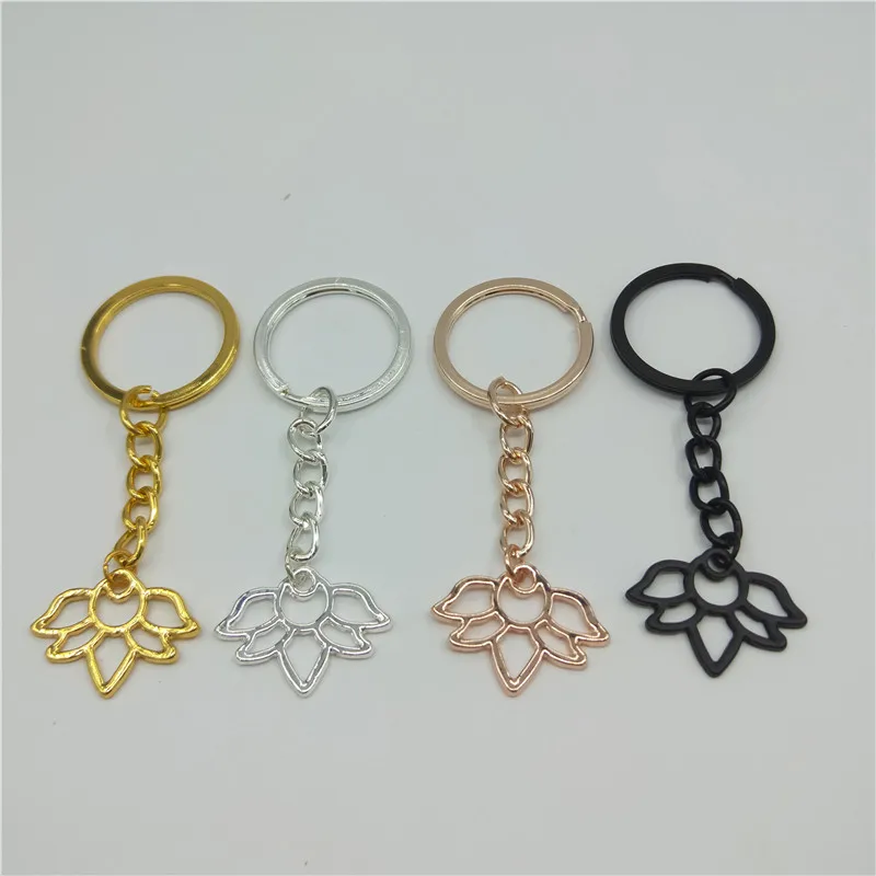 Hot fashion Lotus Keychain Women Men Buddhist Elements Lotus Flower Key Chain Keyrings Jewelry Gift
Hot fashion Lotus Keychain Women Men Buddhist Elements Lotus Flower Key Chain Keyrings Jewelry Gift