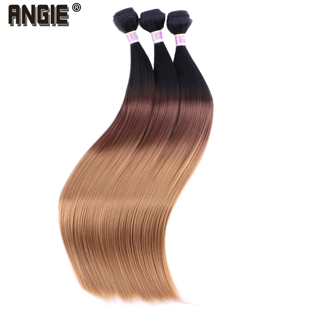Пряди из прямых синтетических волос ANGIE 3 тона 1 шт.|extensions weave|extension hairextensions ombre |